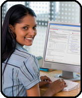 Picture of someone using demographix
